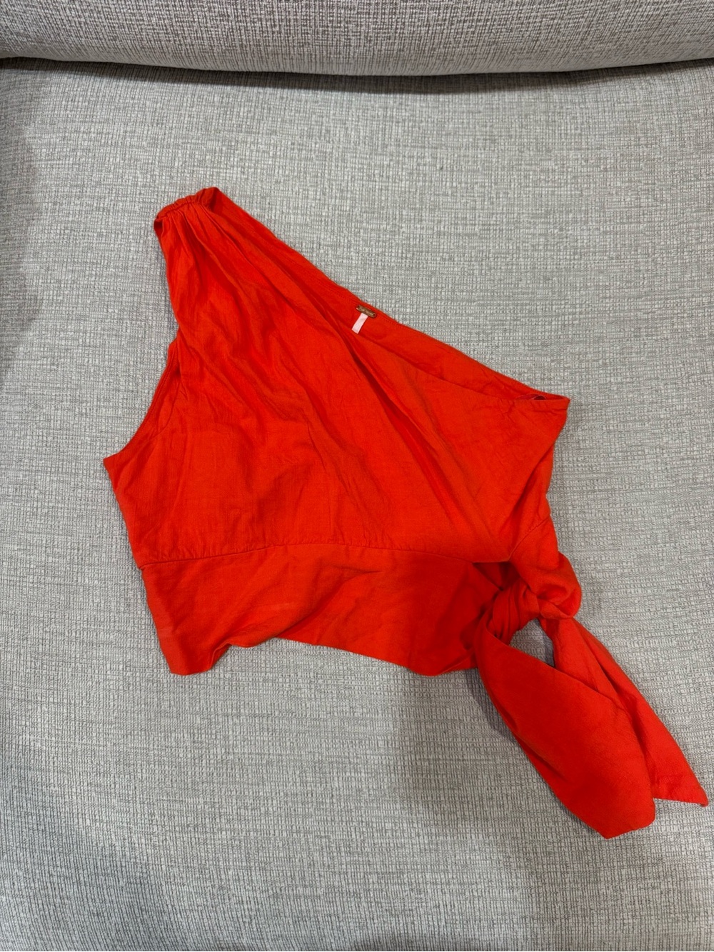 Free People One Shoulder Crop Top